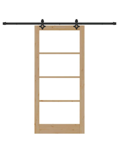 Porta scorrevole Naturale 93 x 202 cm