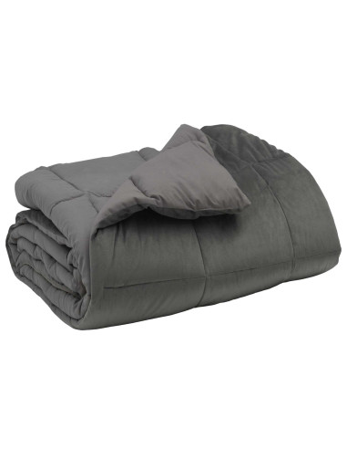 Duvet Invernale Grigio chiaro 200 x 240 cm Microfibra