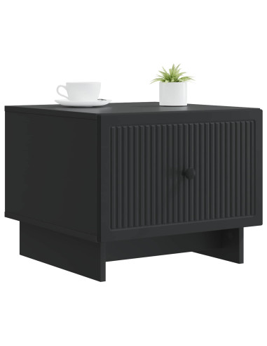 Tavolino da salotto Nero 49 x 50 x 40 cm Legno ingegnerizzato
