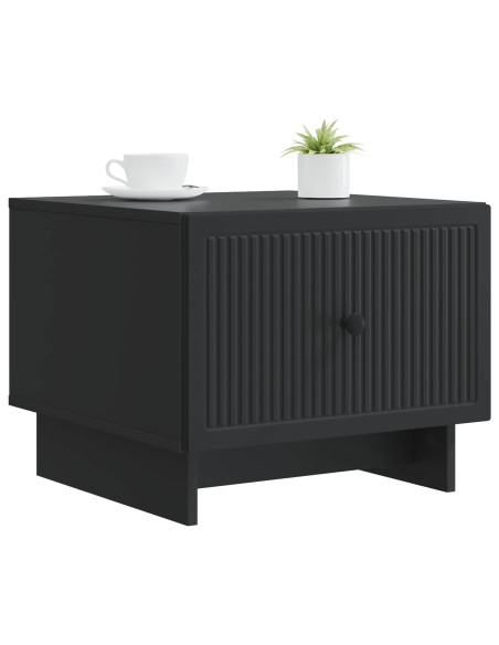 Tavolino da salotto Nero 49 x 50 x 40 cm Legno ingegnerizzato