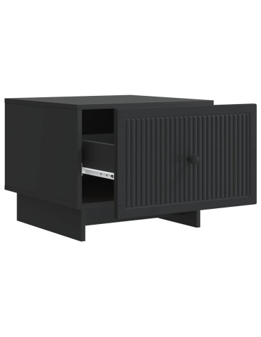 Tavolino da salotto Nero 49 x 50 x 40 cm Legno ingegnerizzato