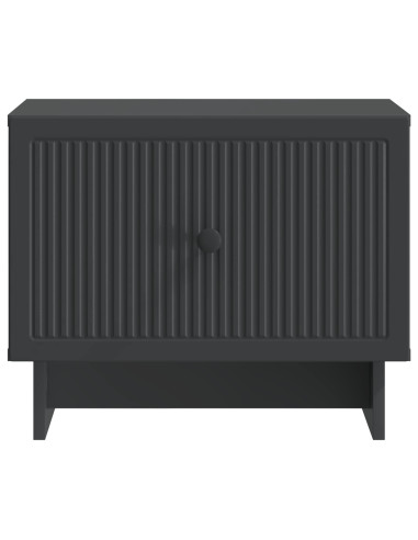 Tavolino da salotto Nero 49 x 50 x 40 cm Legno ingegnerizzato