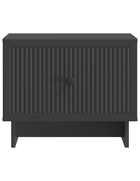 Tavolino da salotto Nero 49 x 50 x 40 cm Legno ingegnerizzato