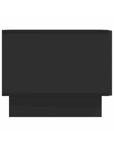 Tavolino da salotto Nero 49 x 50 x 40 cm Legno ingegnerizzato