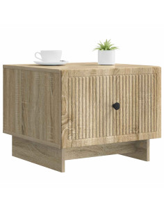 Tavolino da salotto con cassetto Rovere Sonoma 49 x 50 x 40 cm 2