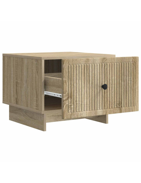 Tavolino da salotto con cassetto Rovere Sonoma 49 x 50 x 40 cm
