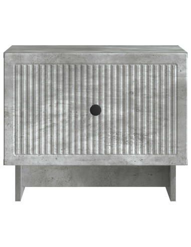 Tavolino da salotto con cassetto Grigio Cemento 49 x 50 x 40 cm