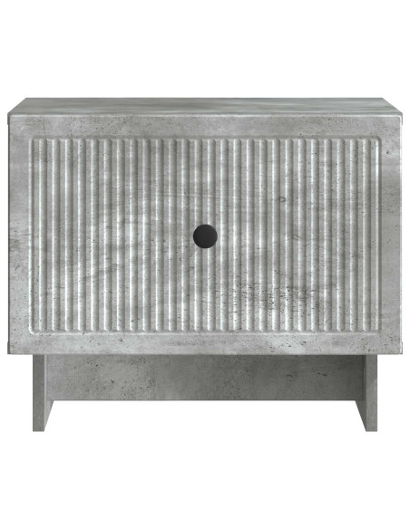 Tavolino da salotto con cassetto Grigio Cemento 49 x 50 x 40 cm