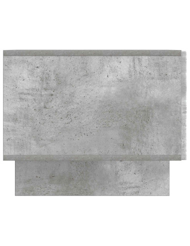 Tavolino da salotto con cassetto Grigio Cemento 49 x 50 x 40 cm
