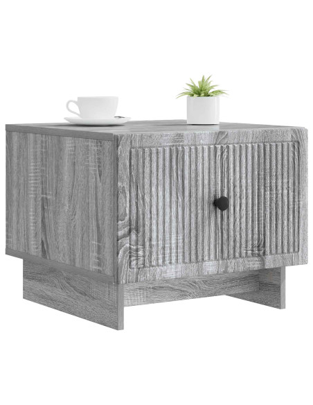 Tavolino da salotto con cassetto Grigio Sonoma 49 x 50 x 40 cm