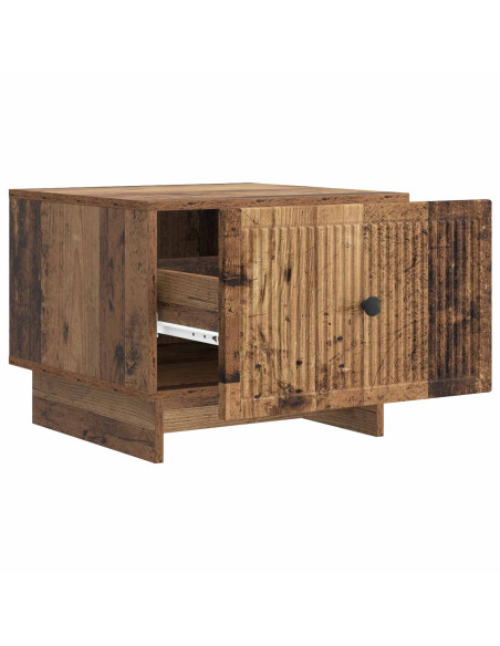 Tavolino da salotto con cassetto Legno antico 49 x 50 x 40 cm