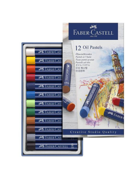 CF12  OIL PASTELS  COL. ASS
