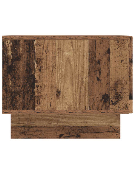 Tavolino da salotto con cassetto Legno antico 49 x 50 x 40 cm