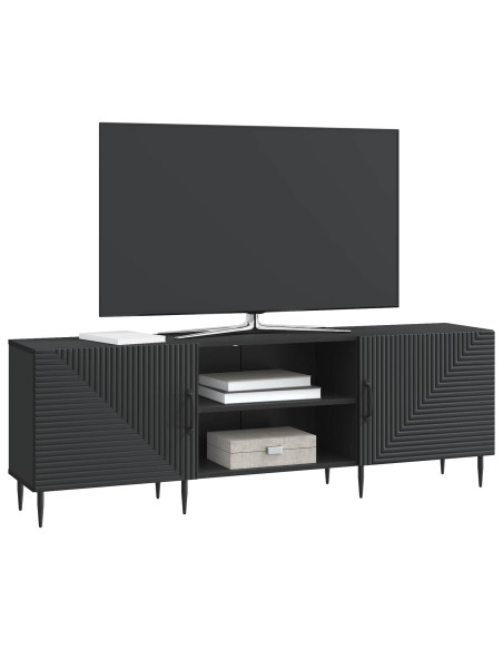 Mobile TV Nero 150 x 31 x 50 cm Legno ingegnerizzato