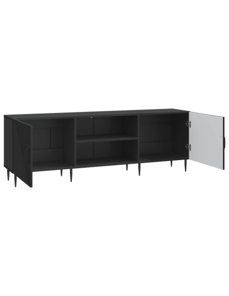 Mobile TV Nero 150 x 31 x 50 cm Legno ingegnerizzato