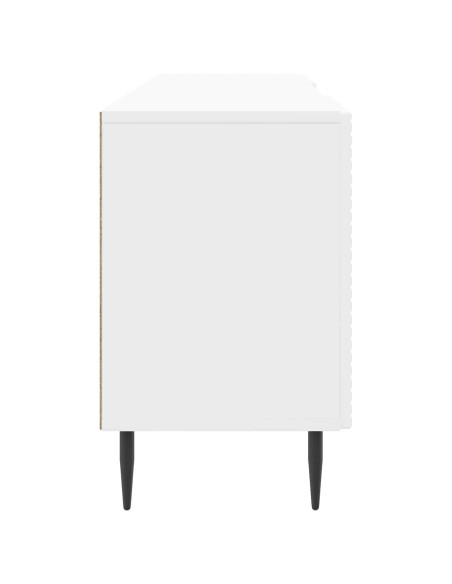 Mobile TV Bianco Lucido 150 x 31 x 50 cm Legno ingegnerizzato