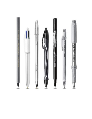SILVER SET BLOCCO APPUNTI + PENNE