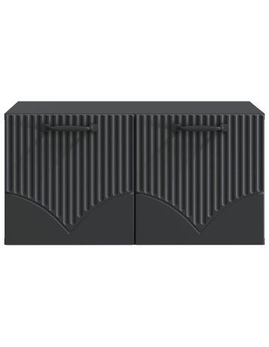 Mobile Porta TV da Muro Nero 59,5 x 41 x 30 cm