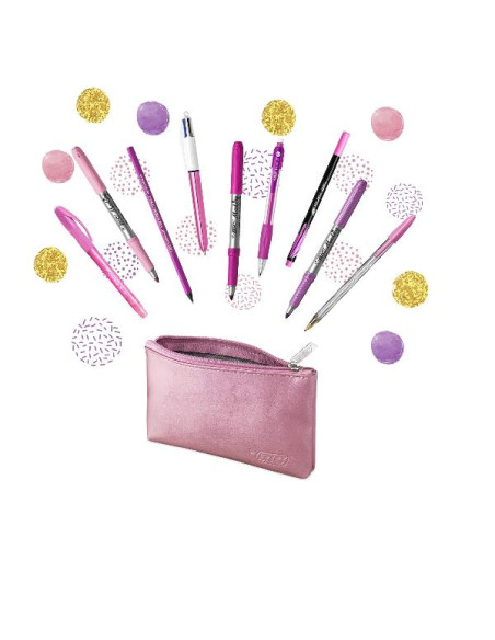 PINK SET ASTUCCIO + PENNE