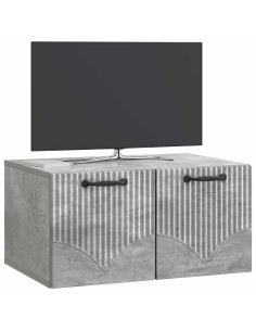 Mobile Porta TV da Muro Grigio Cemento 59,5 x 41 x 30 cm 2