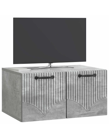 Mobile Porta TV da Muro Grigio Cemento 59,5 x 41 x 30 cm