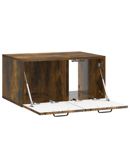 Mobile Porta TV da Muro Rovere Fumo 59,5 x 41 x 30 cm