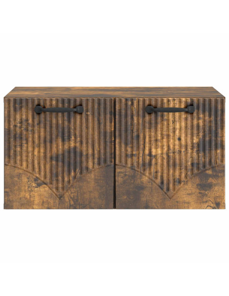 Mobile Porta TV da Muro Rovere Fumo 59,5 x 41 x 30 cm