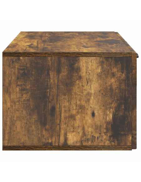 Mobile Porta TV da Muro Rovere Fumo 59,5 x 41 x 30 cm