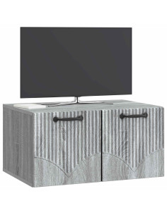 Mobile Porta TV da Muro Grigio Sonoma 59,5 x 41 x 30 cm 2