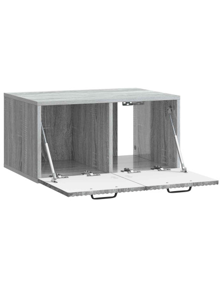 Mobile Porta TV da Muro Grigio Sonoma 59,5 x 41 x 30 cm