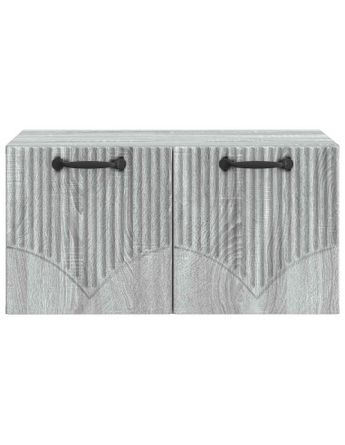 Mobile Porta TV da Muro Grigio Sonoma 59,5 x 41 x 30 cm