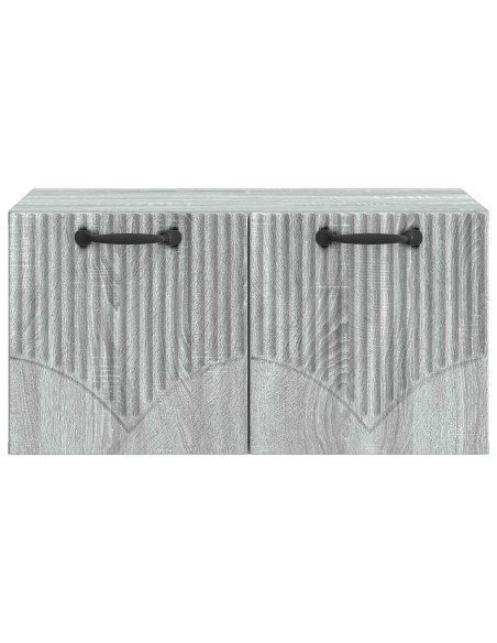 Mobile Porta TV da Muro Grigio Sonoma 59,5 x 41 x 30 cm