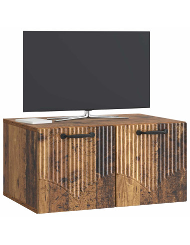 Mobile Porta TV da Muro Legno antico 59,5 x 41 x 30 cm
