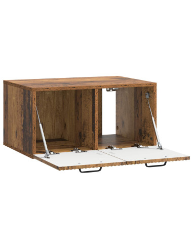 Mobile Porta TV da Muro Legno antico 59,5 x 41 x 30 cm