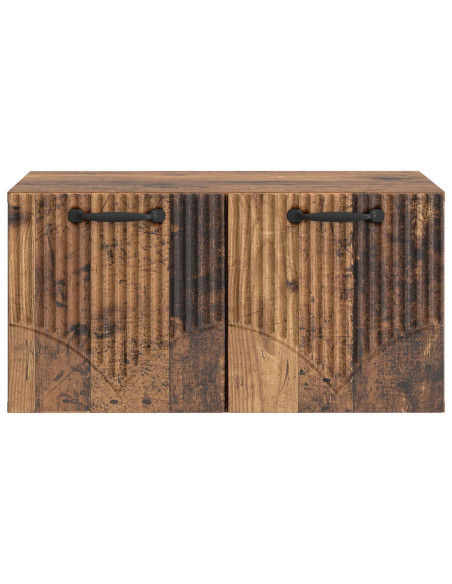 Mobile Porta TV da Muro Legno antico 59,5 x 41 x 30 cm