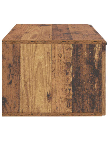 Mobile Porta TV da Muro Legno antico 59,5 x 41 x 30 cm