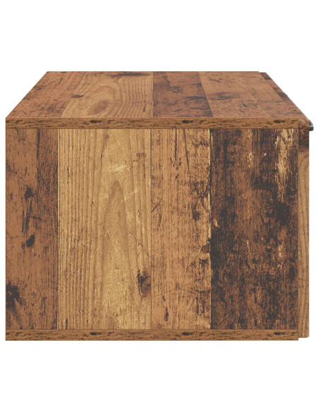 Mobile Porta TV da Muro Legno antico 59,5 x 41 x 30 cm