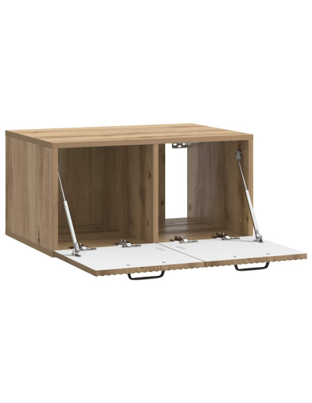 Mobile Porta TV da Muro Rovere Artigianale 59,5 x 41 x 30 cm
