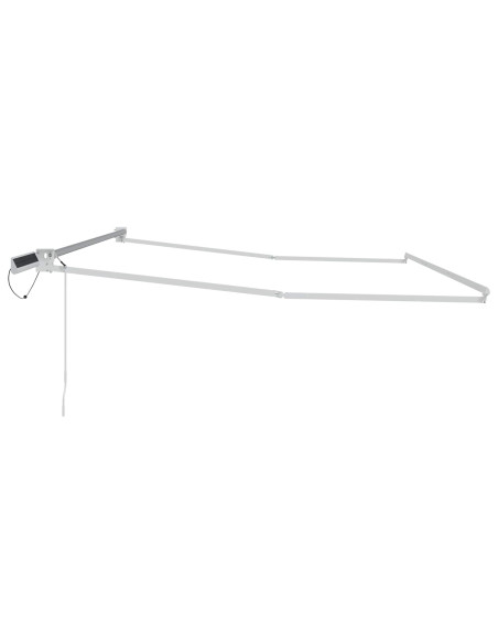Struttura della tenda elettrica retrattile Bianco 4 x 2 m