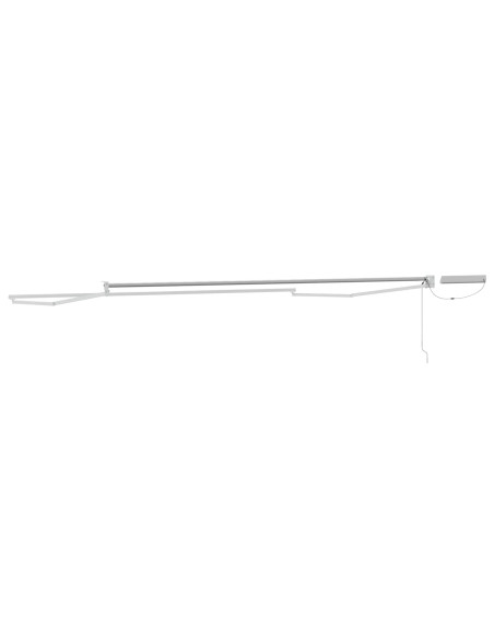 Struttura della tenda elettrica retrattile Bianco 5 x 3 m