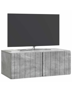 Mobile Porta TV da Muro Grigio Cemento 78,5 x 41 x 30 cm 2