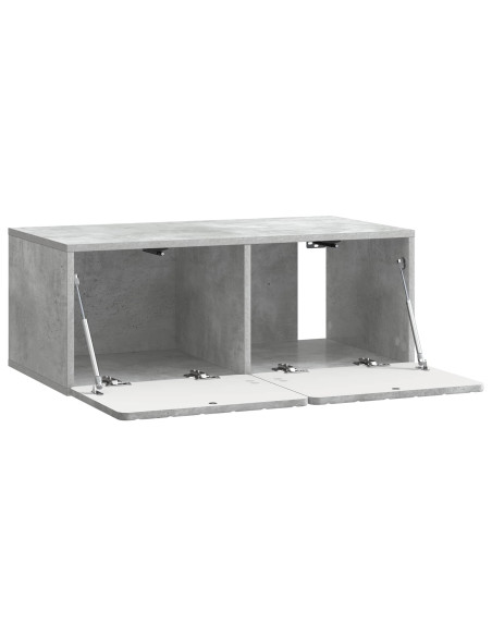 Mobile Porta TV da Muro Grigio Cemento 78,5 x 41 x 30 cm