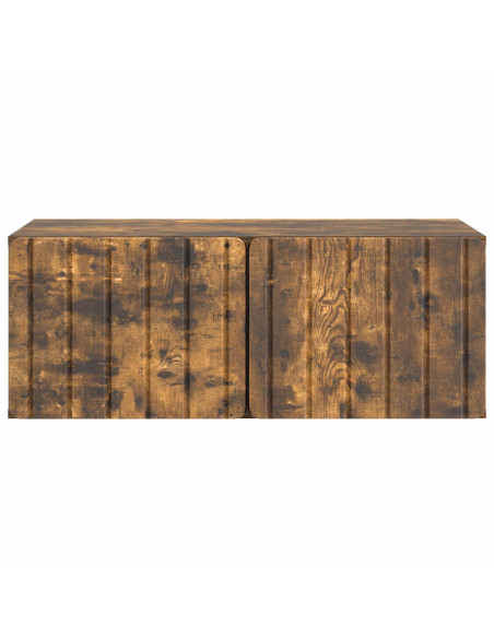 Mobile Porta TV da Muro Rovere Fumo 78,5 x 41 x 30 cm