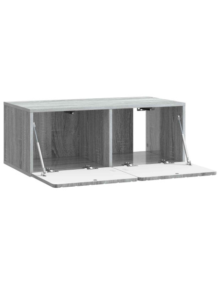 Mobile Porta TV da Muro Grigio Sonoma 78,5 x 41 x 30 cm