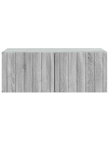 Mobile Porta TV da Muro Grigio Sonoma 78,5 x 41 x 30 cm