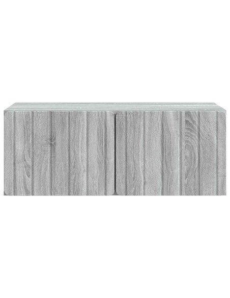 Mobile Porta TV da Muro Grigio Sonoma 78,5 x 41 x 30 cm