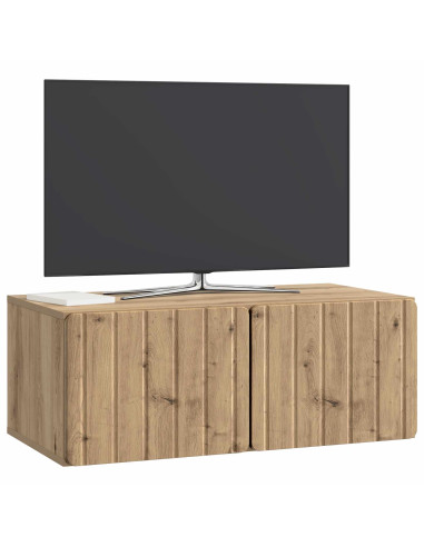 Mobile Porta TV da Muro Rovere Artigianale 78,5 x 41 x 30 cm