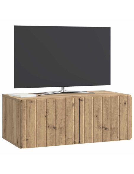 Mobile Porta TV da Muro Rovere Artigianale 78,5 x 41 x 30 cm