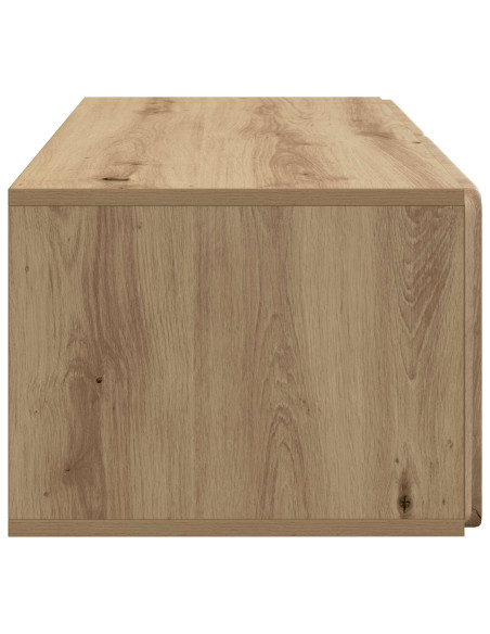 Mobile Porta TV da Muro Rovere Artigianale 78,5 x 41 x 30 cm