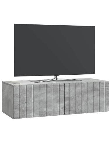 Mobile Porta TV da Muro Grigio Cemento 98 x 41 x 30 cm